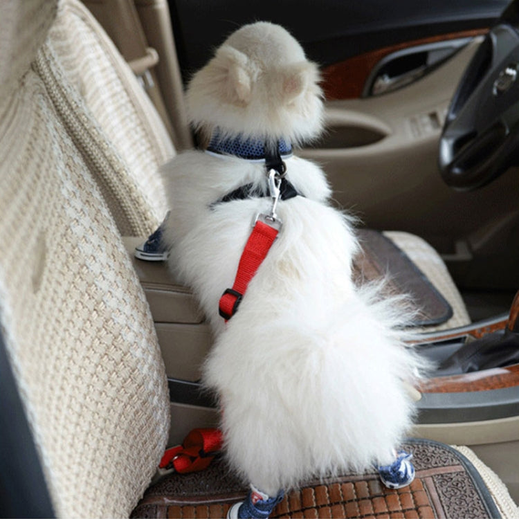 Adjustable Nylon Pet Dog Car Seat Belt – Black