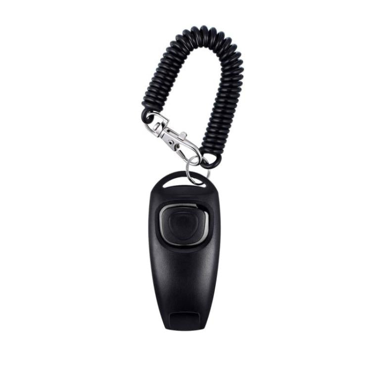 2-in-1 Pet Training Clicker & Dog Whistle with Retractable Wristband