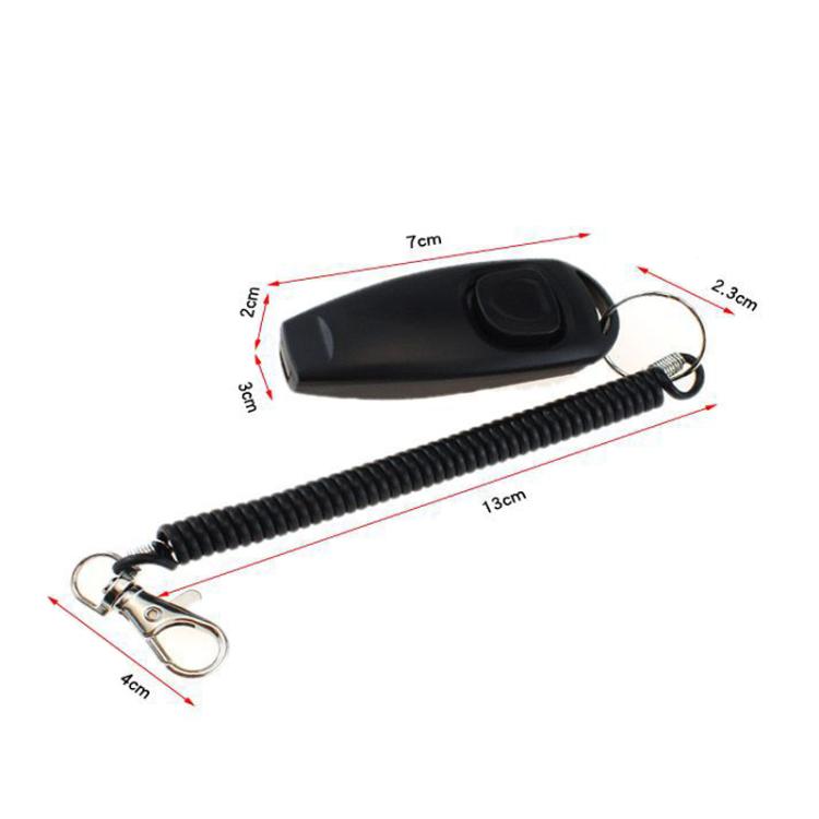 2-in-1 Pet Training Clicker & Dog Whistle with Retractable Wristband